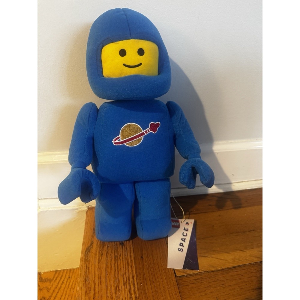 Manhattan Toy Lego Blue Plush‎ Minifigure Astronaut New With Tags